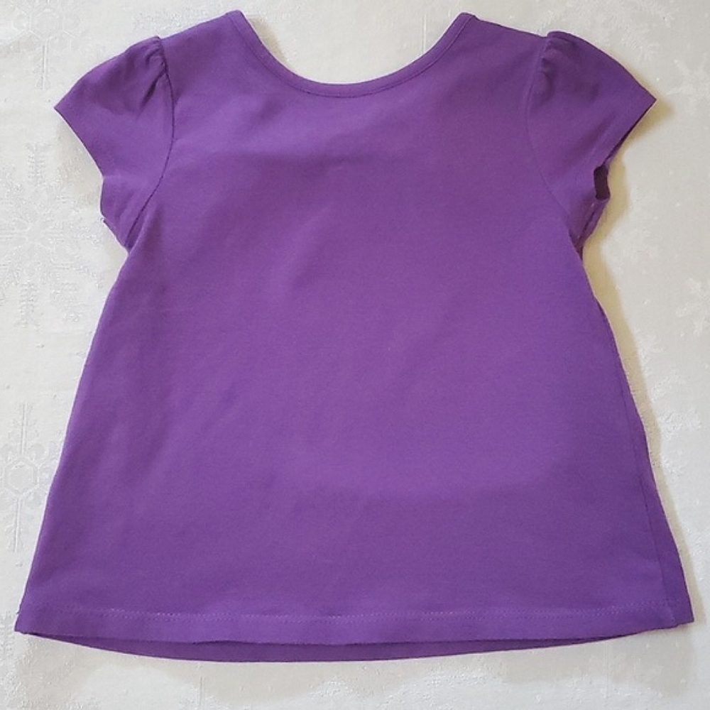 1989 Place Solid Purple Top 12-18 Months & Print Purple Skirt 9-12 Months - Picture 4 of 7